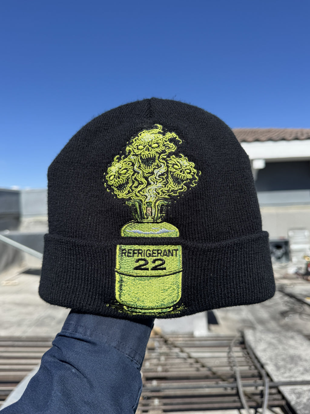 R-22 Liquid Gold Beanie