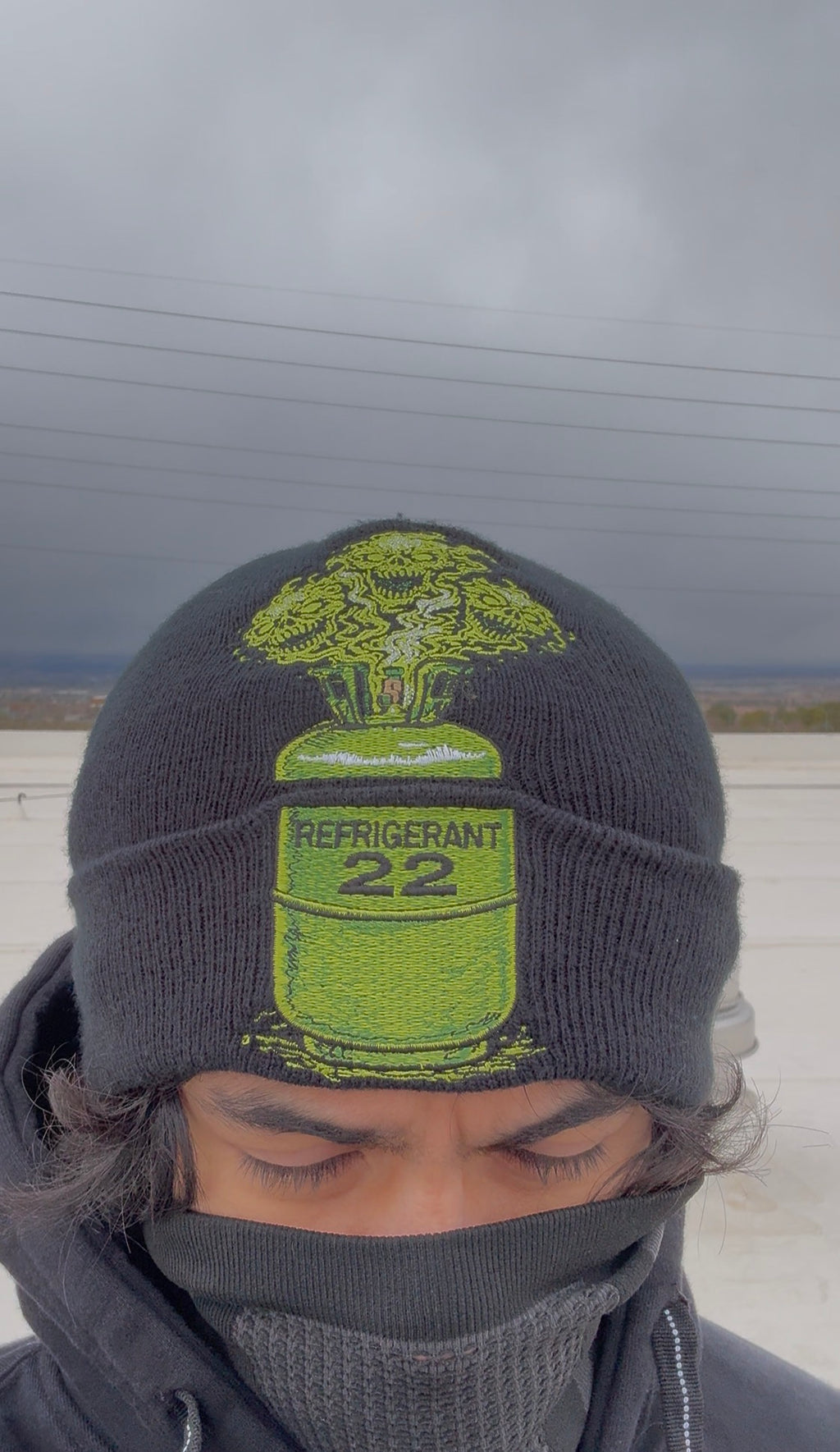 R-22 Liquid Gold Beanie
