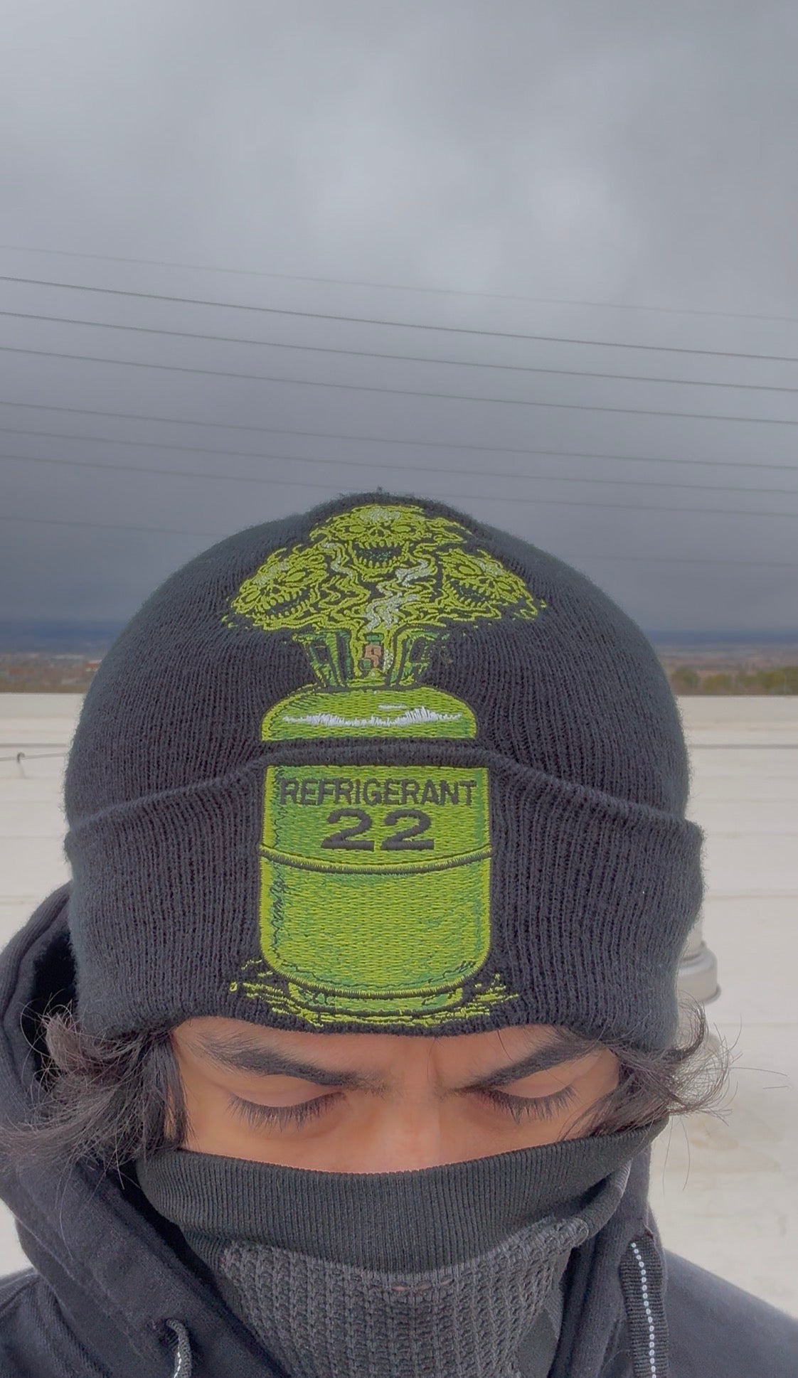 R-22 Liquid Gold Beanie
